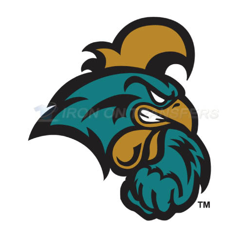 Coastal Carolina Chanticleers logo T-shirts Iron On Transfers N4 - Click Image to Close